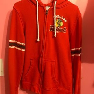 Blackhawks zip-up hoodie